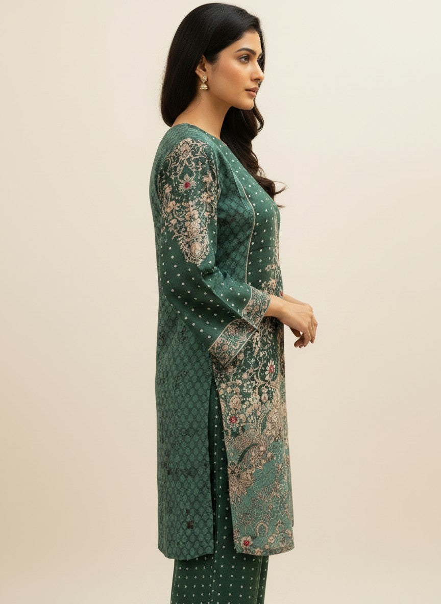Emerald Elegance Co-ord Set