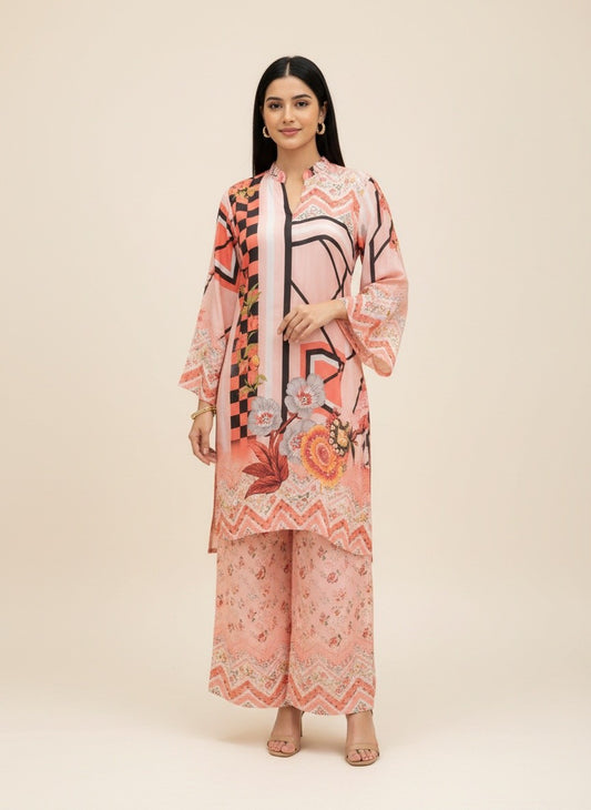 Peach Blossom Co-ord Set