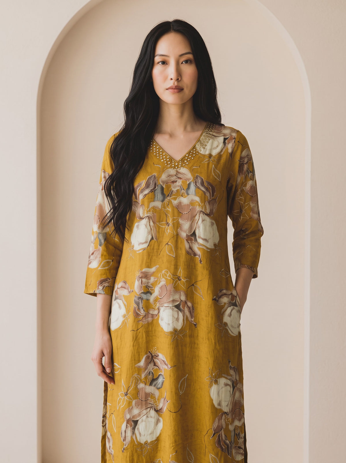Mustard Bloom Co-ord Set