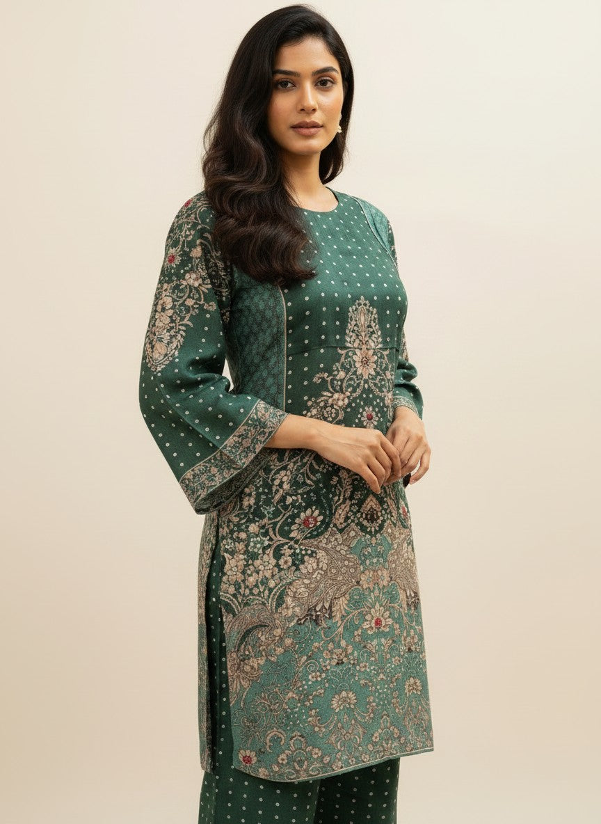 Emerald Elegance Co-ord Set