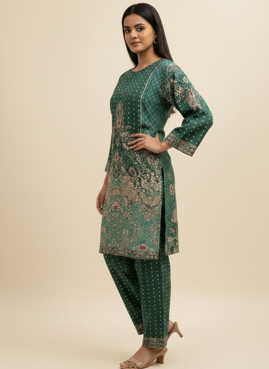 Emerald Elegance Co-ord Set