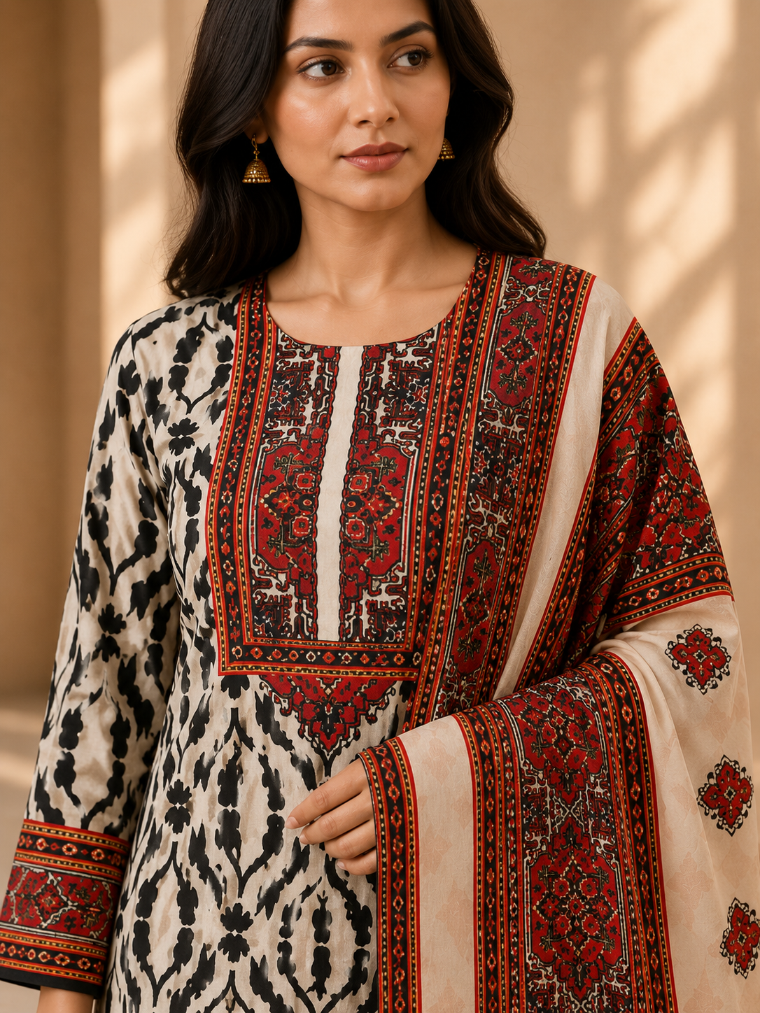 Crimson Muse 3-Piece Suit Set