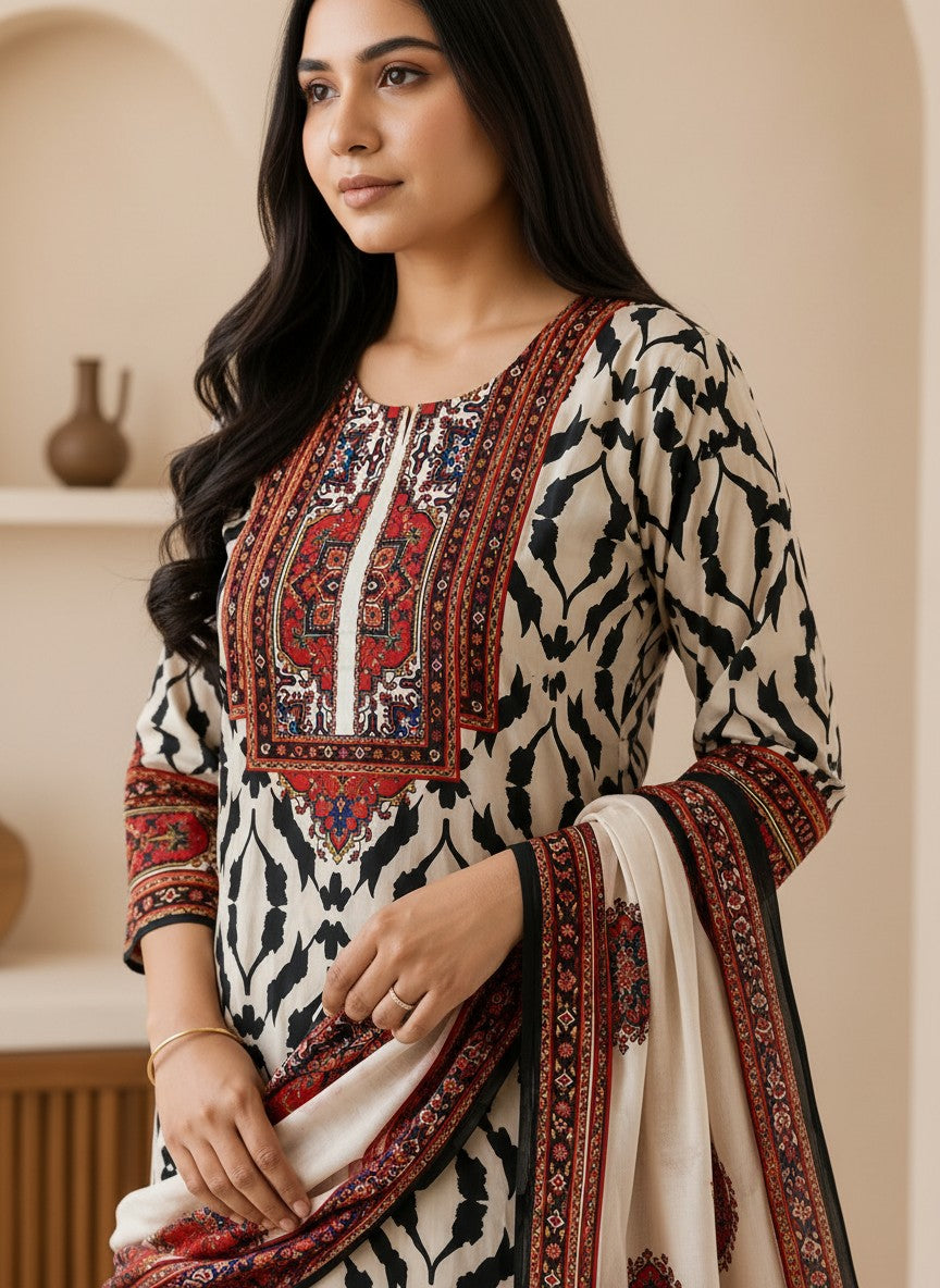 Crimson Muse 3-Piece Suit Set