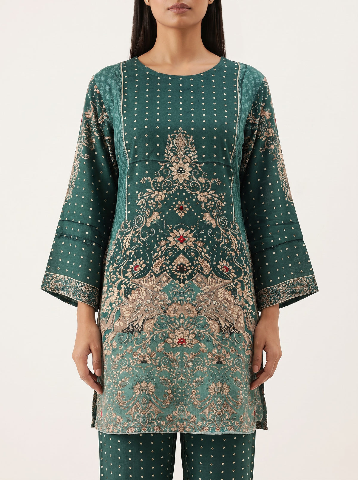 Emerald Elegance Co-ord Set