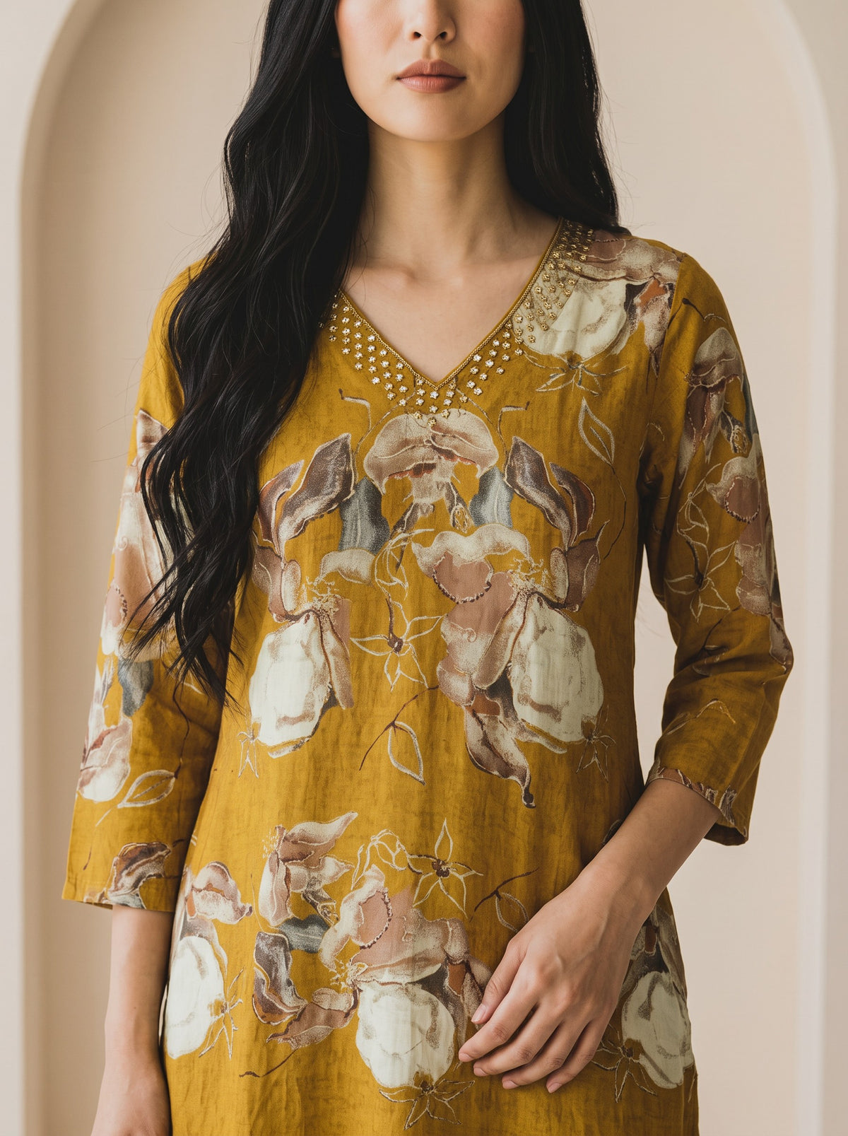 Mustard Bloom Co-ord Set